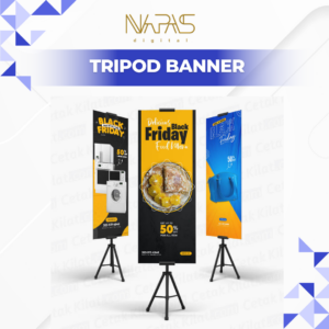 Jasa cetak Tripod Banner termurah